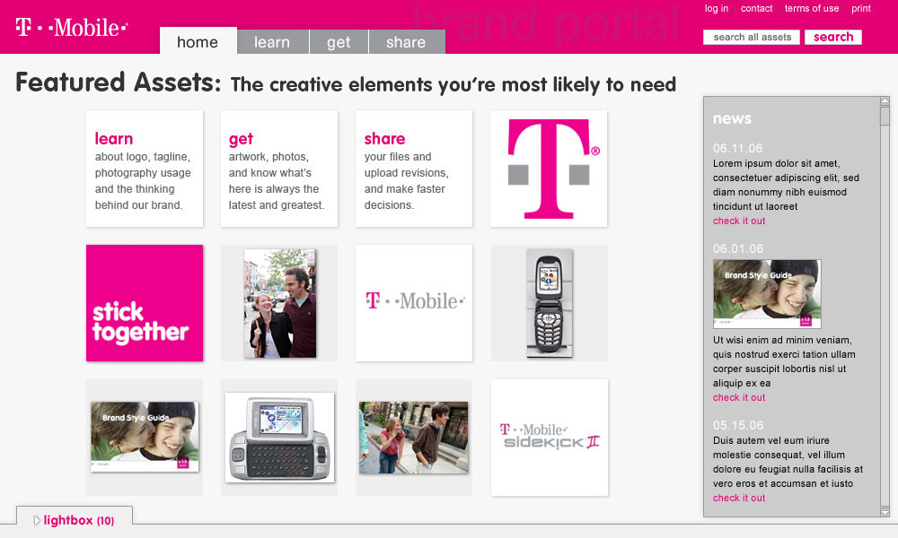 T-Mobile Brand Portal